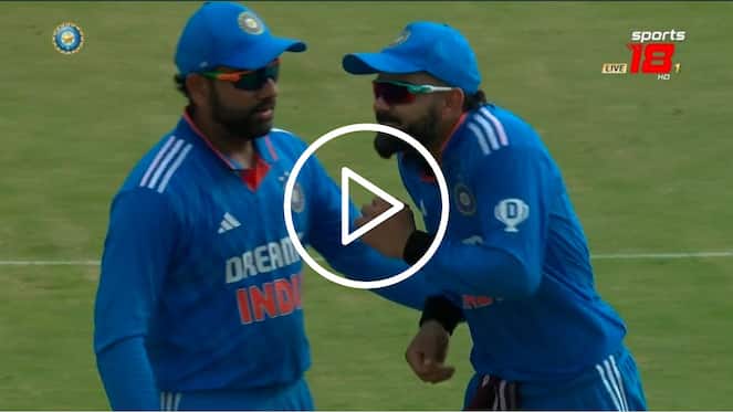 [Watch] All Smiles For Virat Kohli & Rohit Sharma After Bumrah Outfoxed Carey